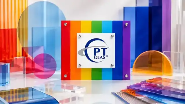 PT Glas cast acrylic sheets colourful acrylic wall for signage and architectural applications