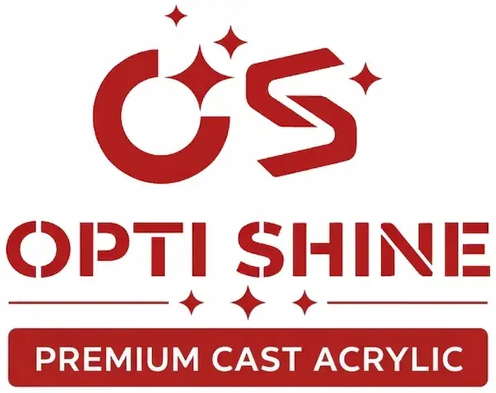 Opti Shine acrylic sheets brand logo
