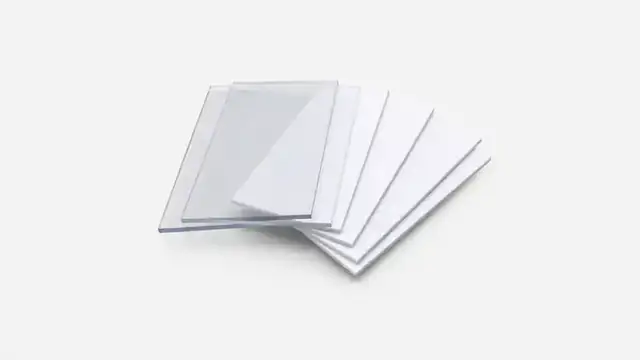 Rigid clear and white PVC sheets for industrial and display applications